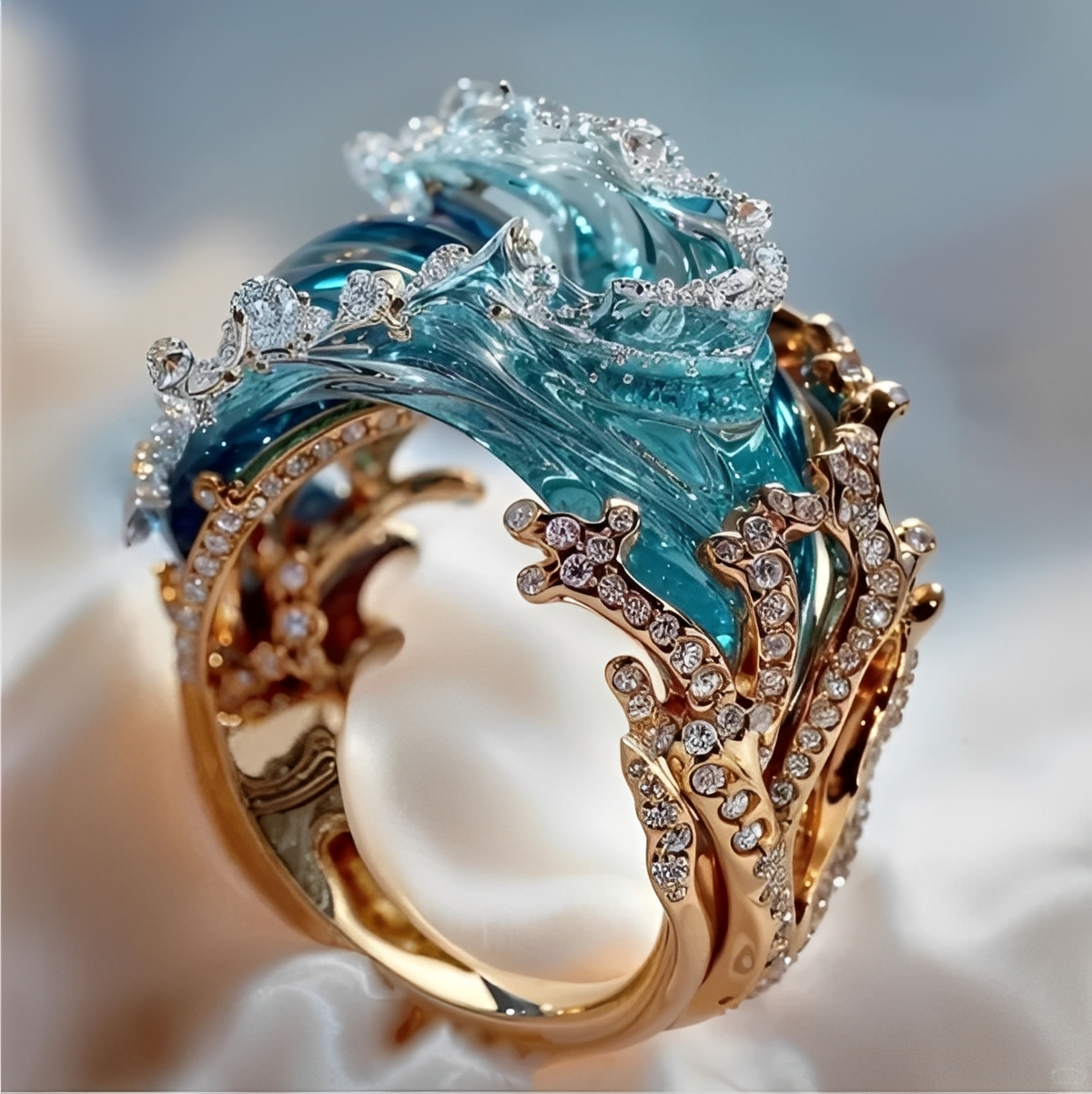 Mireya – Ring with the Eternal Whisper of the Sea