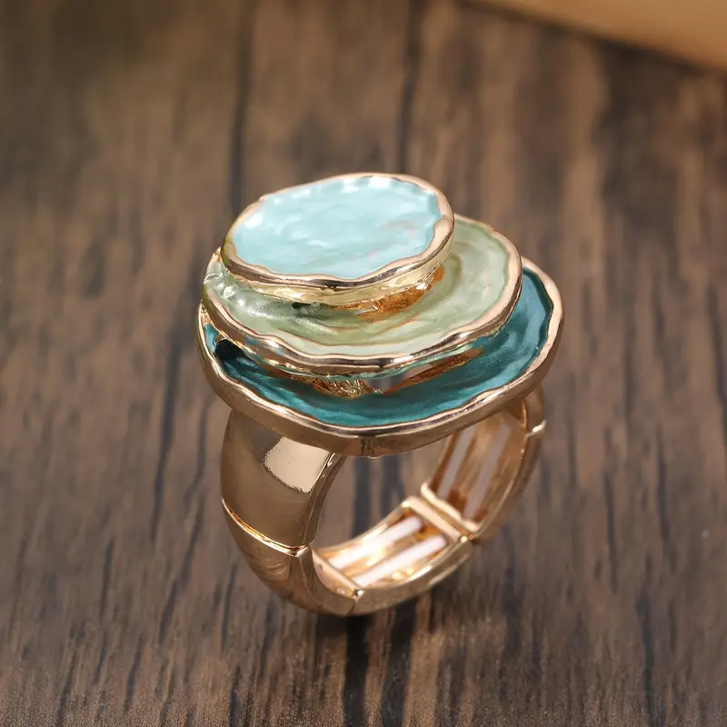 Mina – Stacking Ring, Hand-Painted