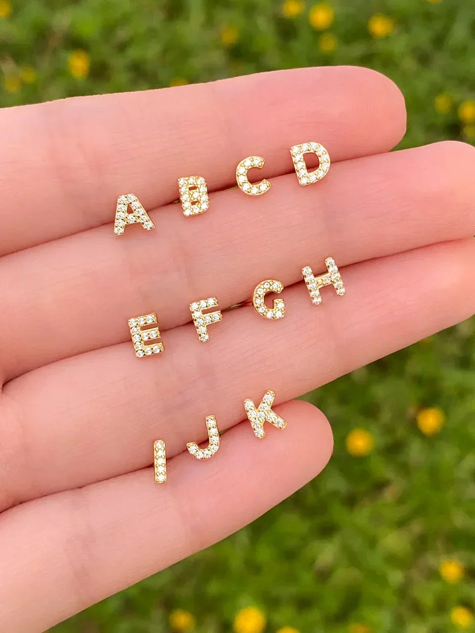 Celia – Initials earrings