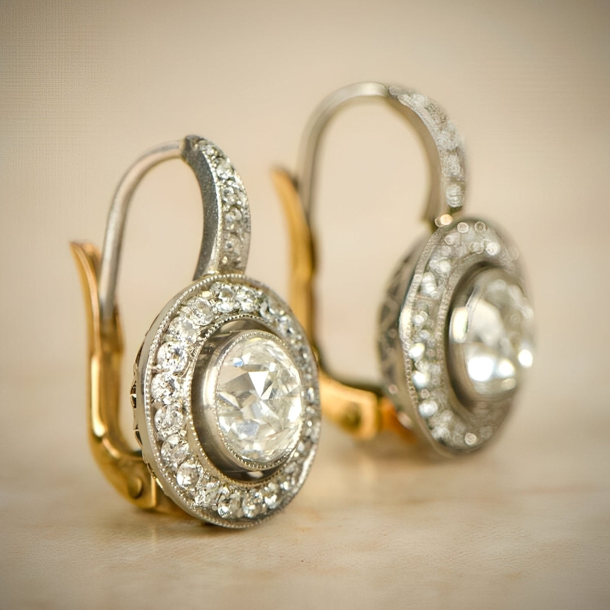 Adele – Vintage Silver Earrings with Zirconium