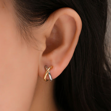 Nikka – Chic Twisted Hoops