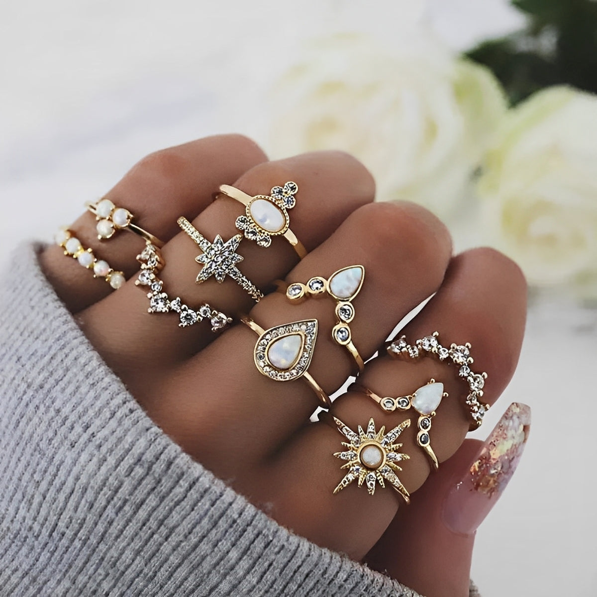 Noémie – Premium Collection of 8 to 12 Distinctive Rings