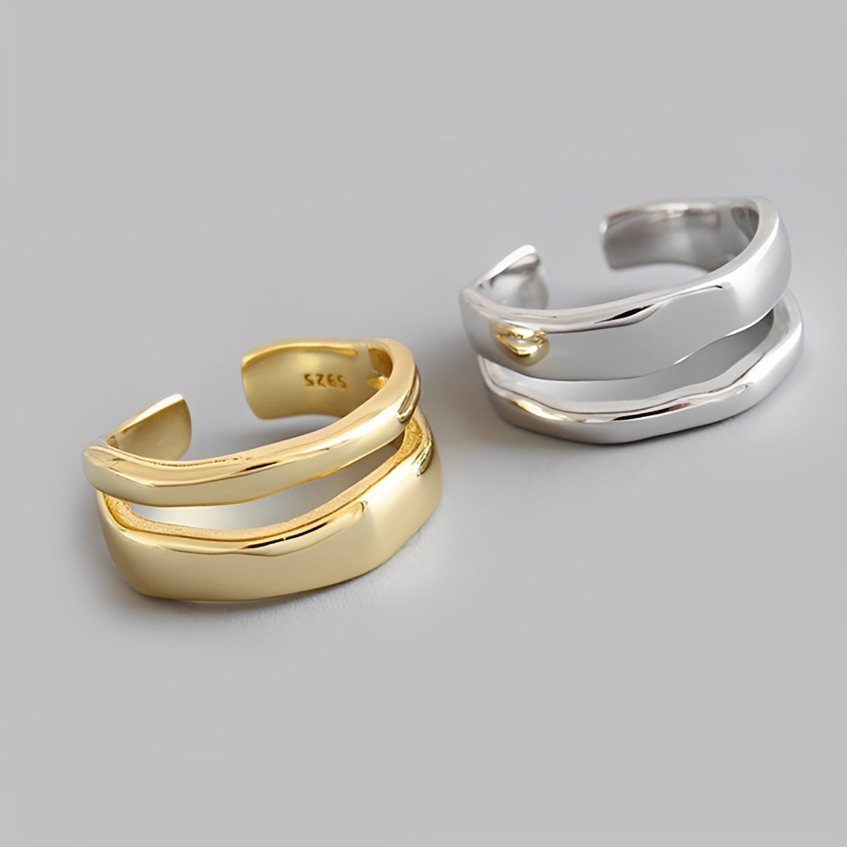 Ashley – Chic Double Ring