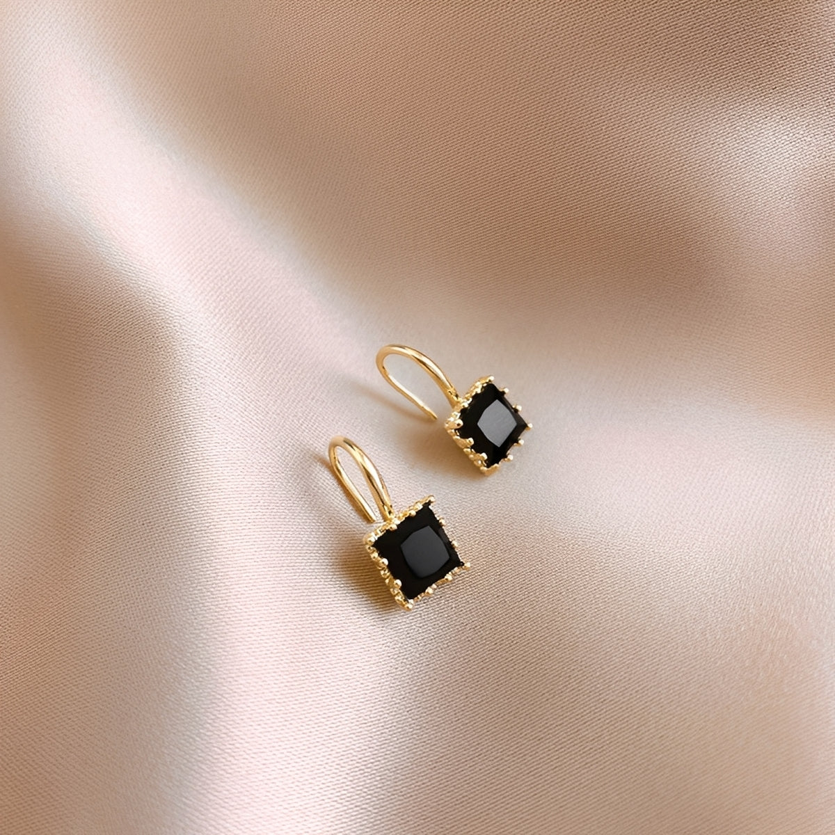 Cameron – Gold Earrings & Cubic Zirconia