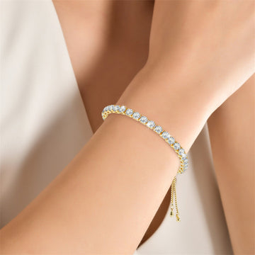 Nami – Gleaming Tennis Bracelet in Opal