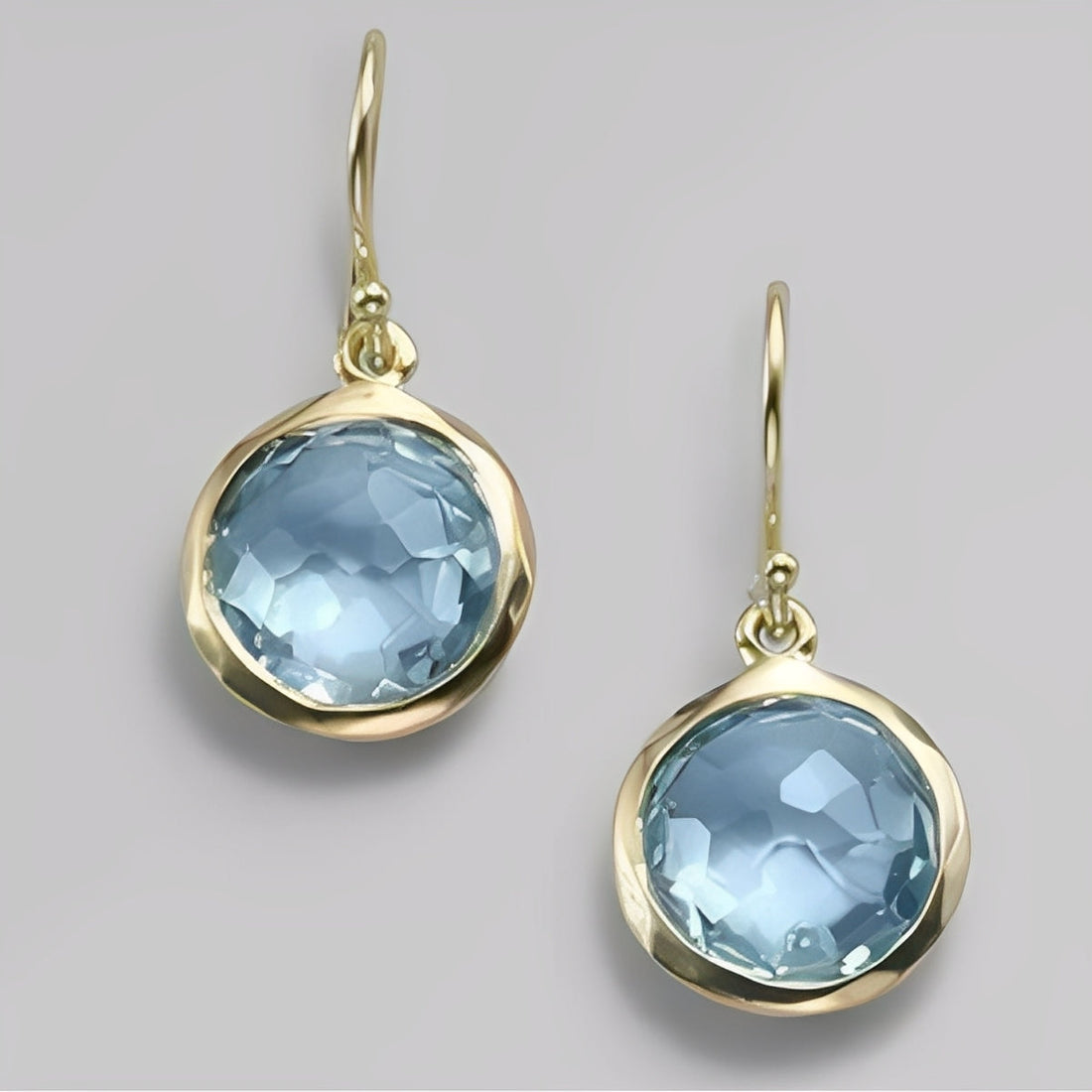 Azura – Vintage Style Earrings Featuring Blue Crystals