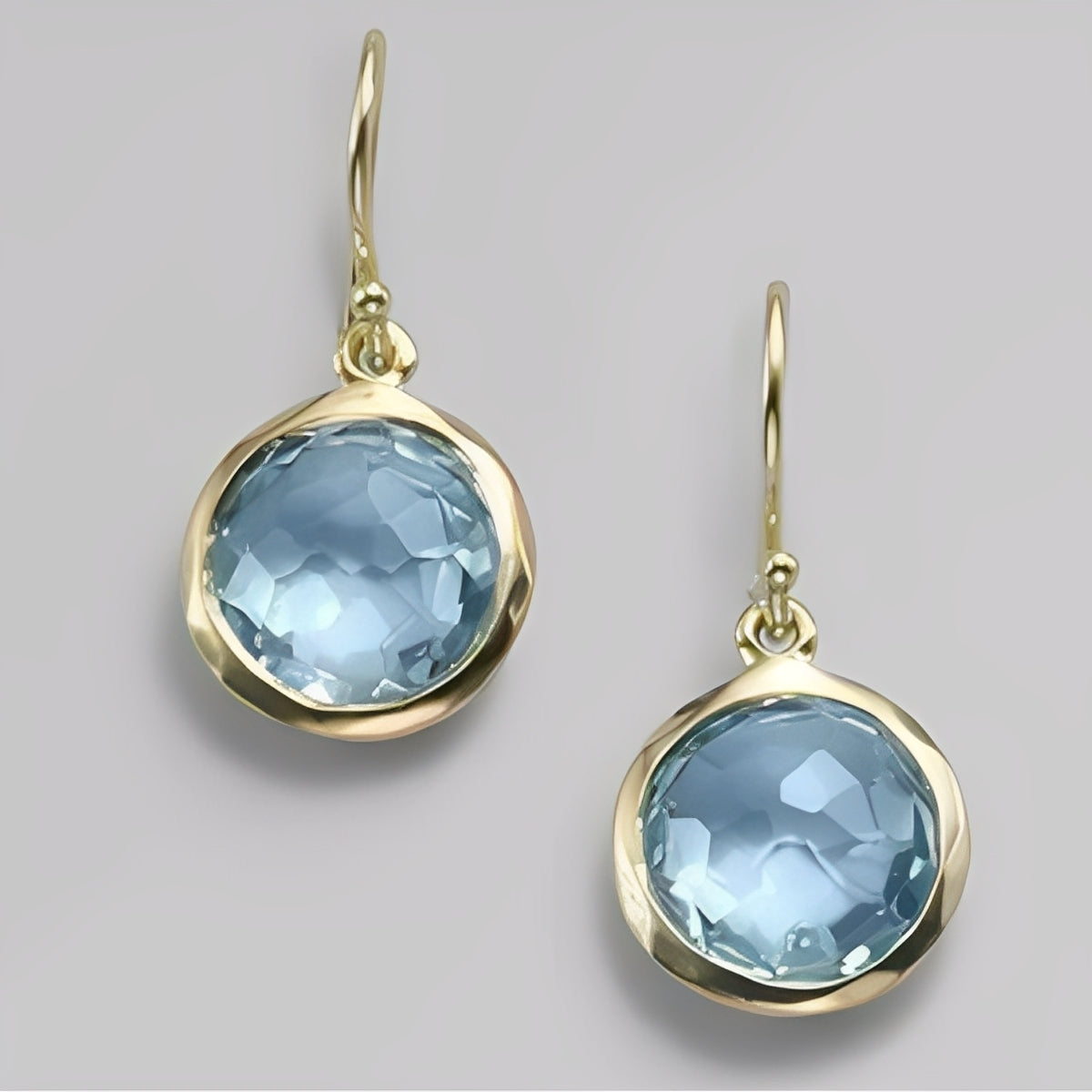 Azura – Vintage Style Earrings Featuring Blue Crystals