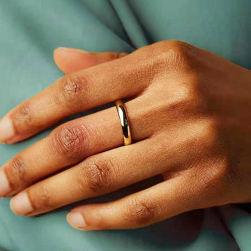 Eloane – Ring Crafted from Gold-Plated Stainless Steel