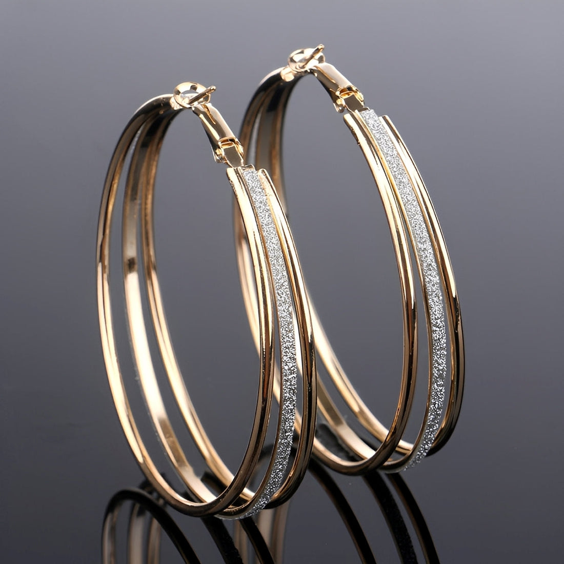 Nori – Vintage Earrings Gold-Plated & Shiny
