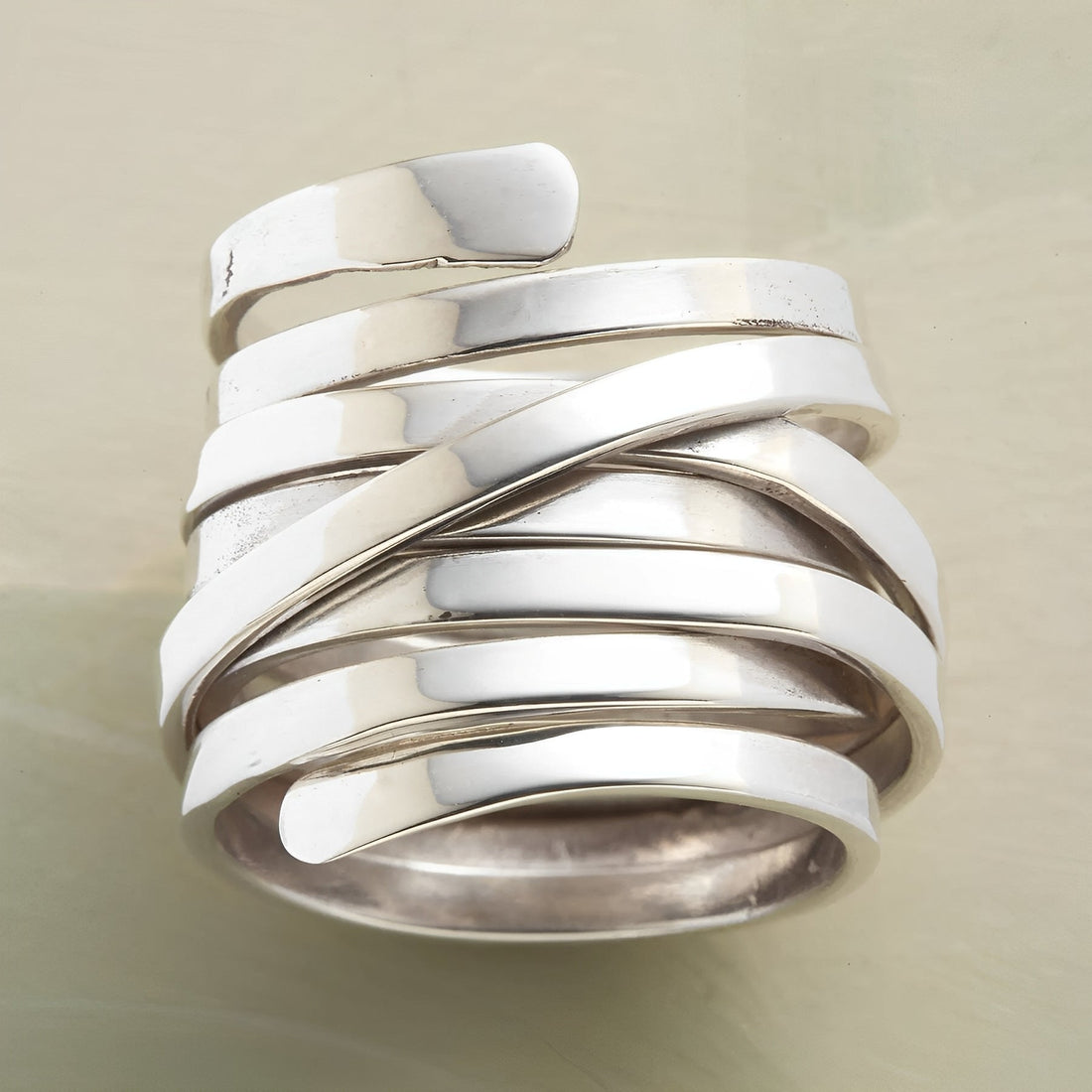 Valena – Structured Silver Ring