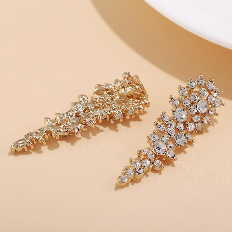 Eloise – Clip Earrings with Rhinestones without Piercing