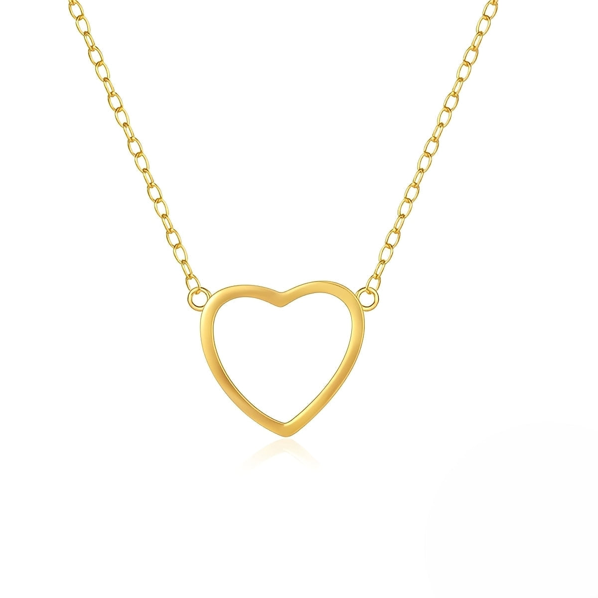 Mika – Necklace Pendant Heart Fine Gold-Plated