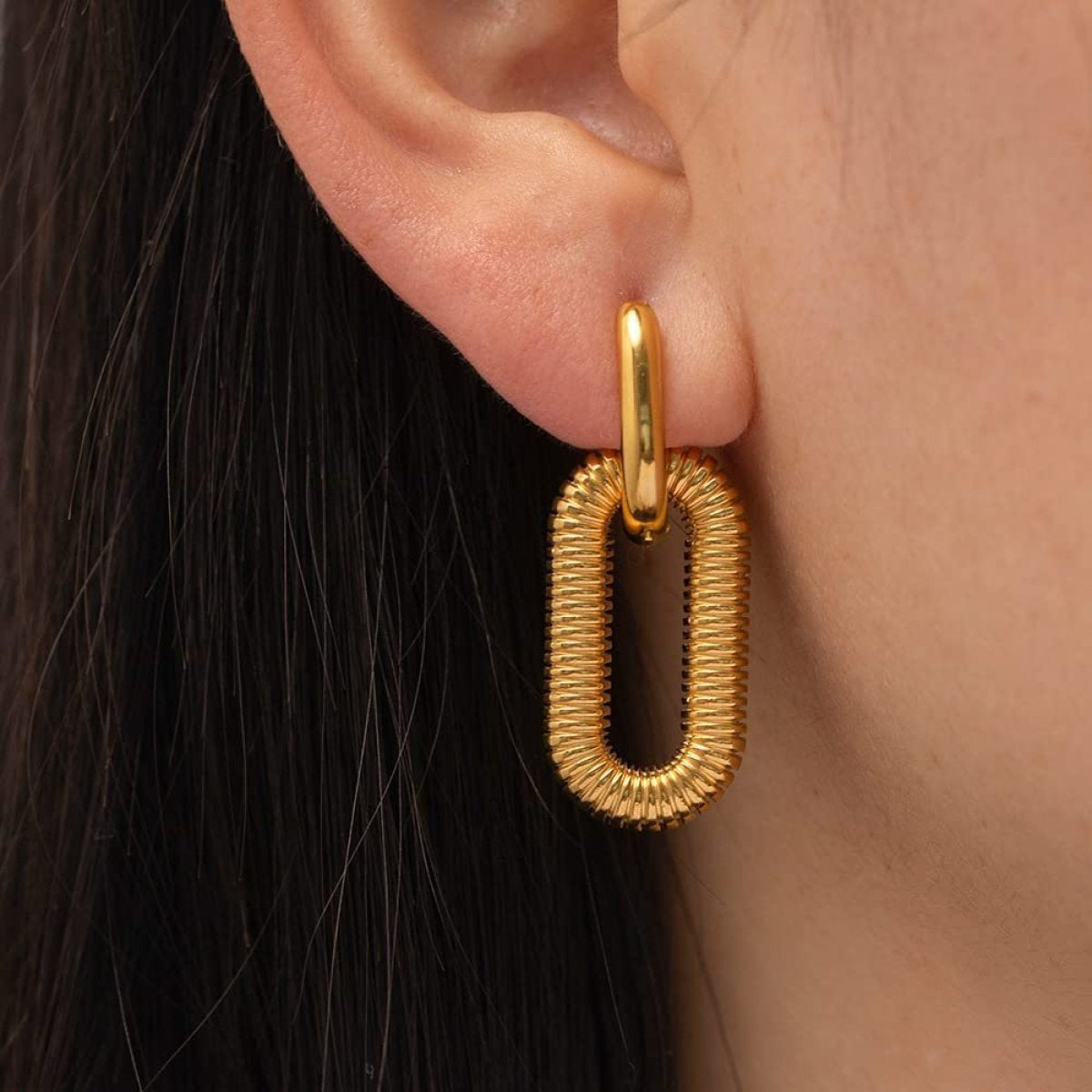 Mariz – Dazzling Cuban Chain Earrings