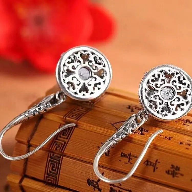 Rosalie – Silver Earrings and Pearls