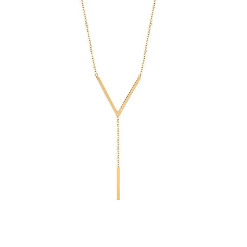 Vera – Necklace featuring Geometric Pendant