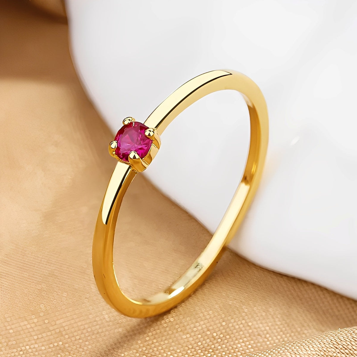 Rowena – Stackable Birthstone Ring