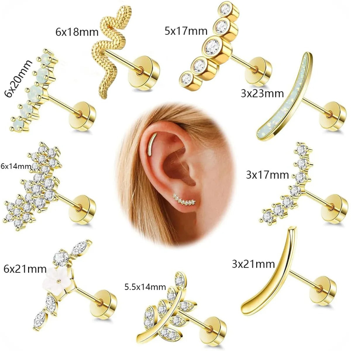 Marais – Series of Stylish Stud Earrings