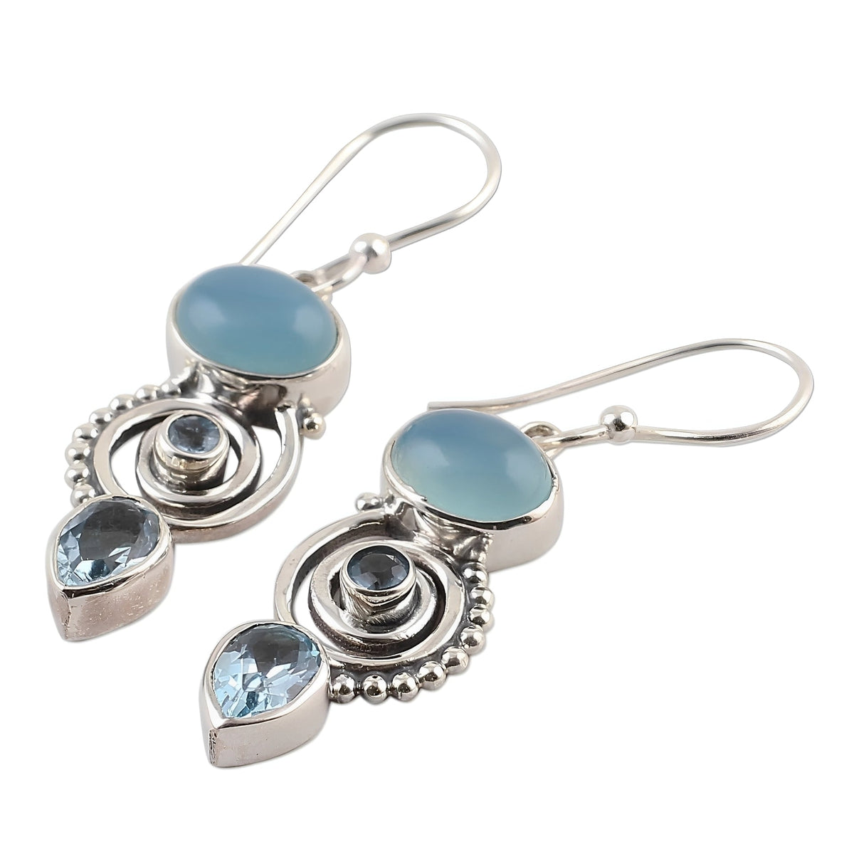 Lunaria – Vintage Earrings Featuring Moonstone