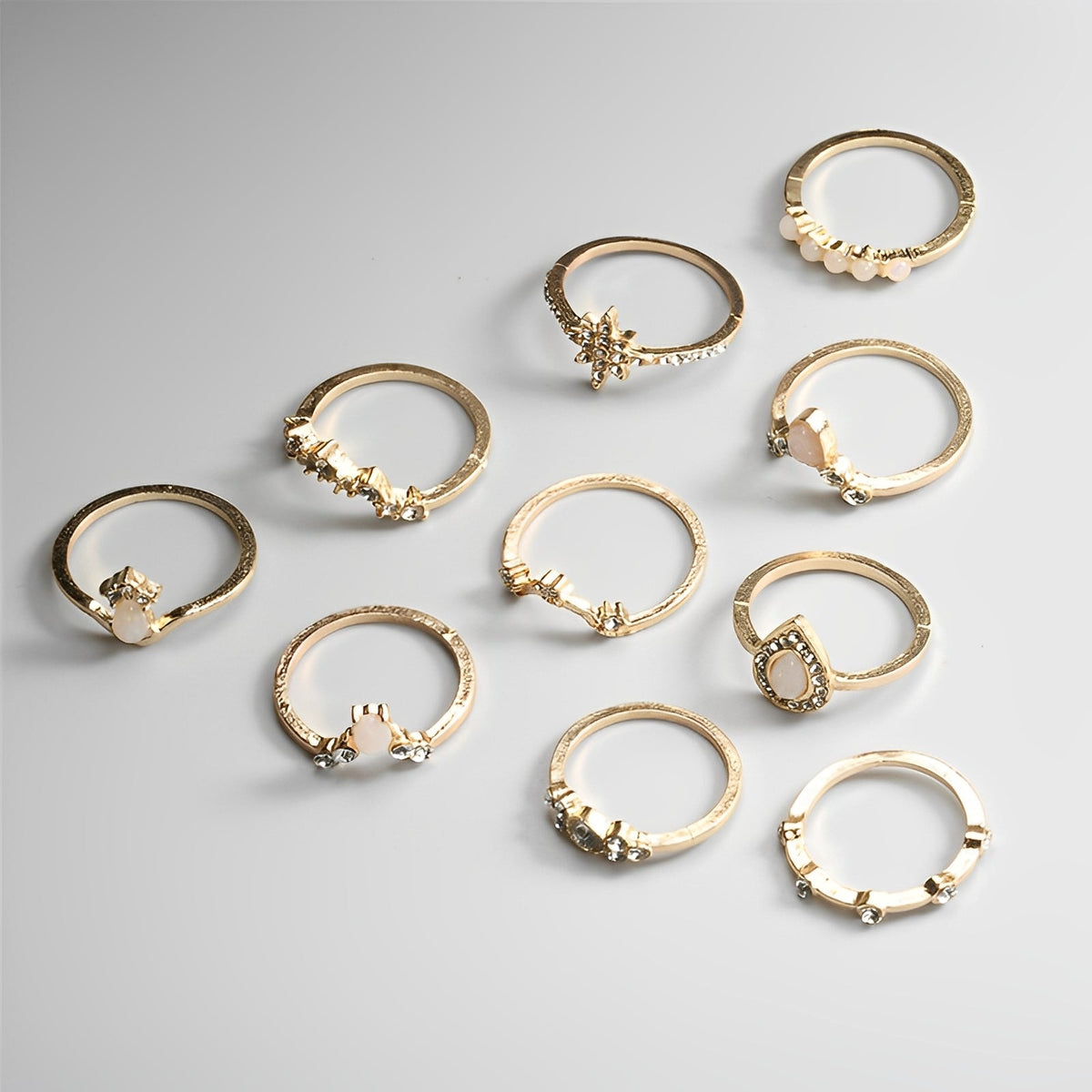 Noémie – Premium Collection of 8 to 12 Distinctive Rings