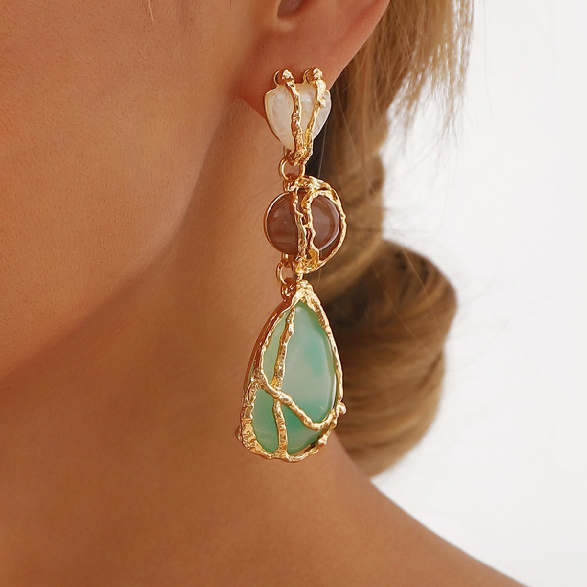 Syra – Earrings Net Drop Elegant