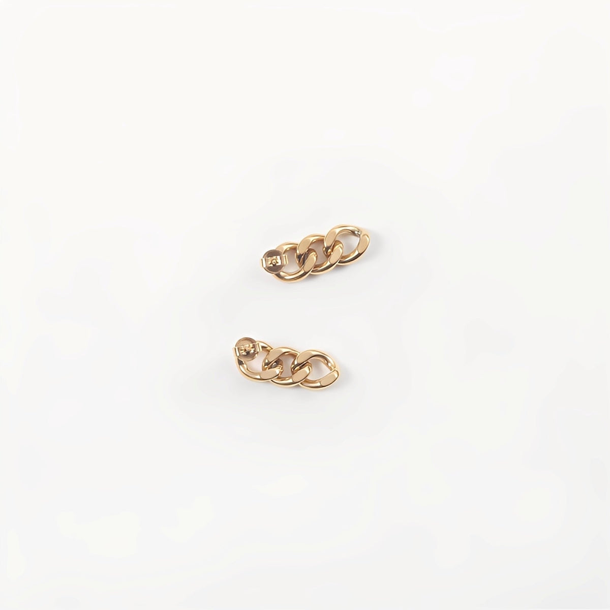 Sol – Link Hoops in Gold