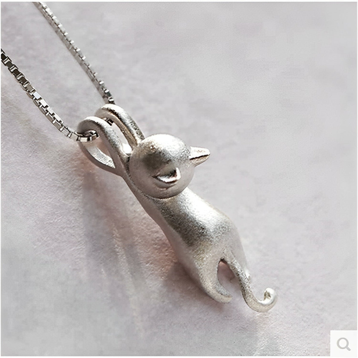 Mina – Necklace Playful Kitten in 925 Silver