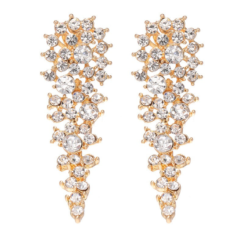Eloise – Clip Earrings with Rhinestones without Piercing