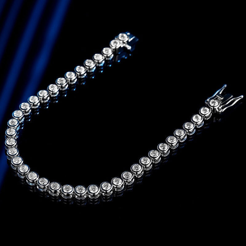 Elise – Bracelet with Bubbles crafted from Silver and Diamonds