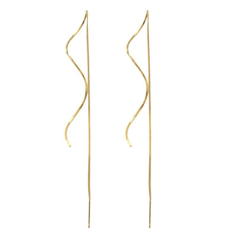 Adison – Earrings Featuring Spiral Tassels