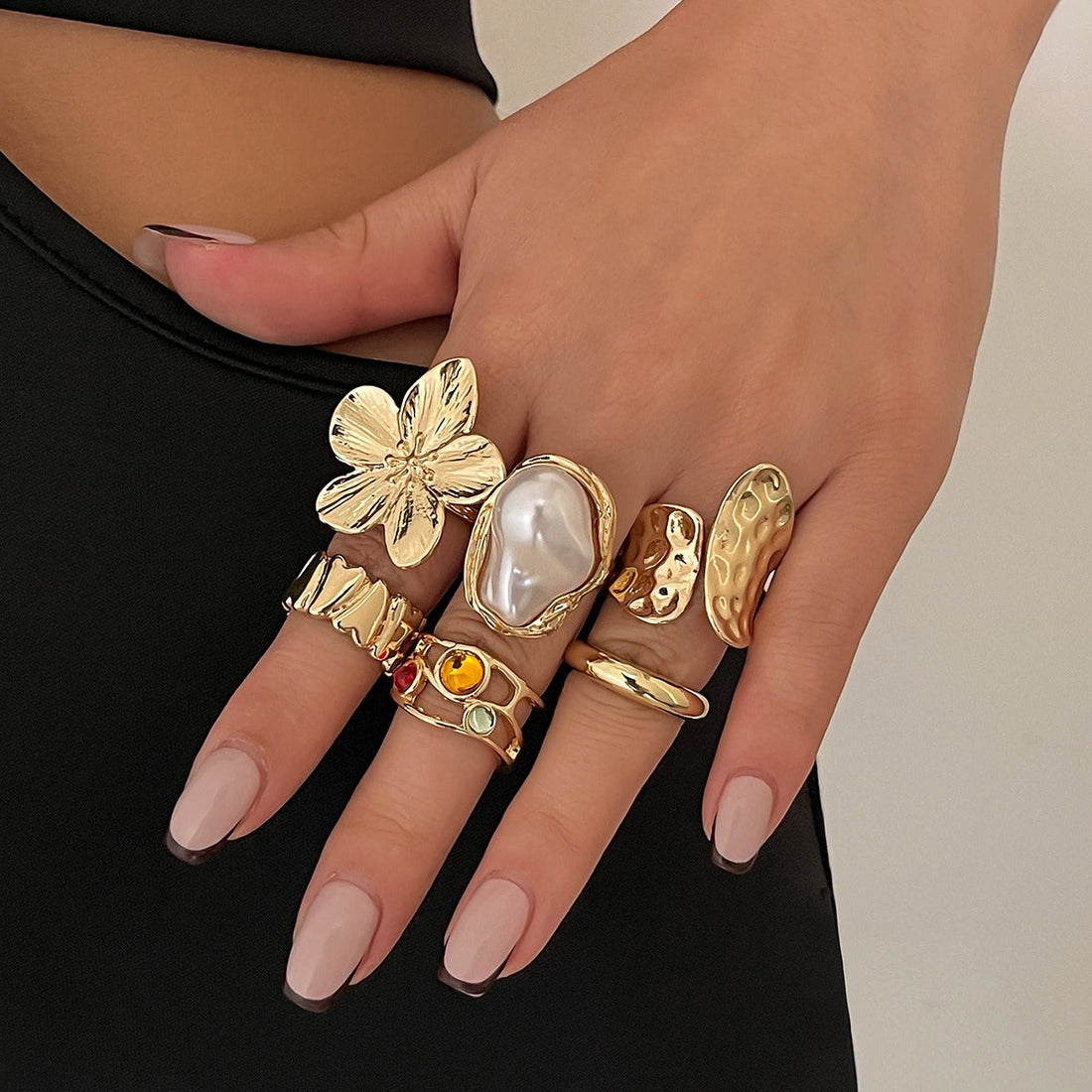 Merina – Set of 6 Striking Rings