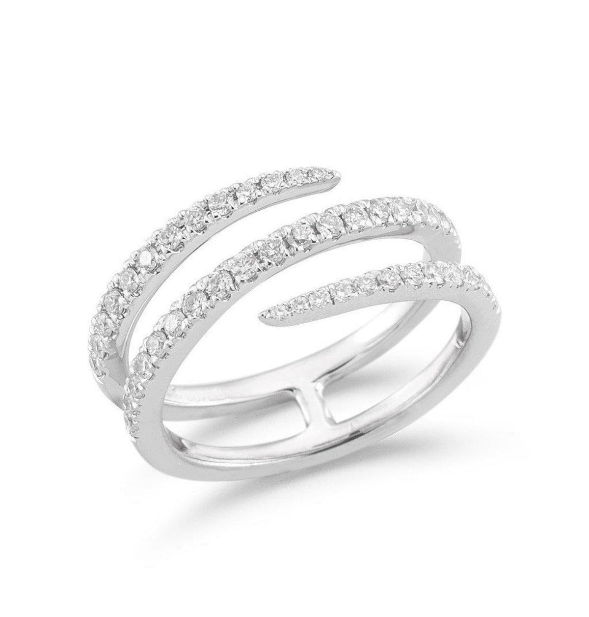 Ailee – Spiral Ring with Crystals