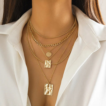 Jaz – Multi-Strand Gold Necklace