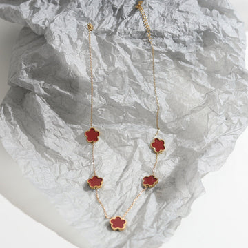Elise – Set Necklace and Bracelet Trèfle Elegant