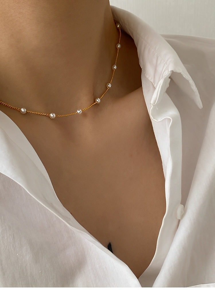 Noelia – Elegant Necklace with Petite Pearl