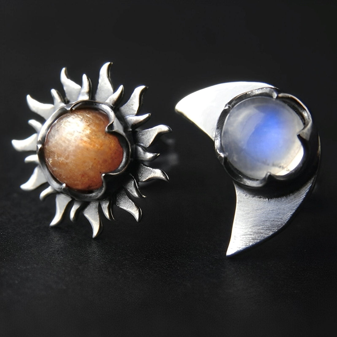Marian – Earrings Sun and Moon