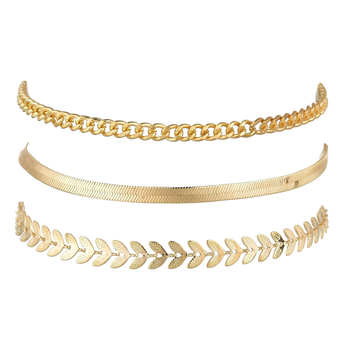 Odelia – Fashionable Golden Anklet