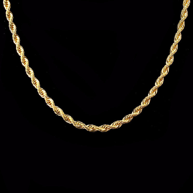 Isla – Wavy Chain Necklace with Twisted Effect
