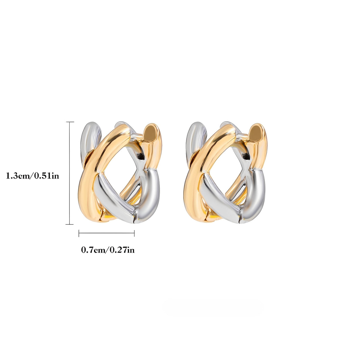 Nikka – Chic Twisted Hoops