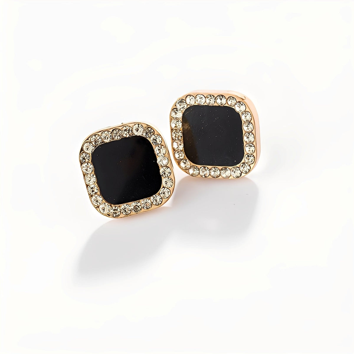 Catherine – Earrings featuring Onyx and Eternal Diamonds