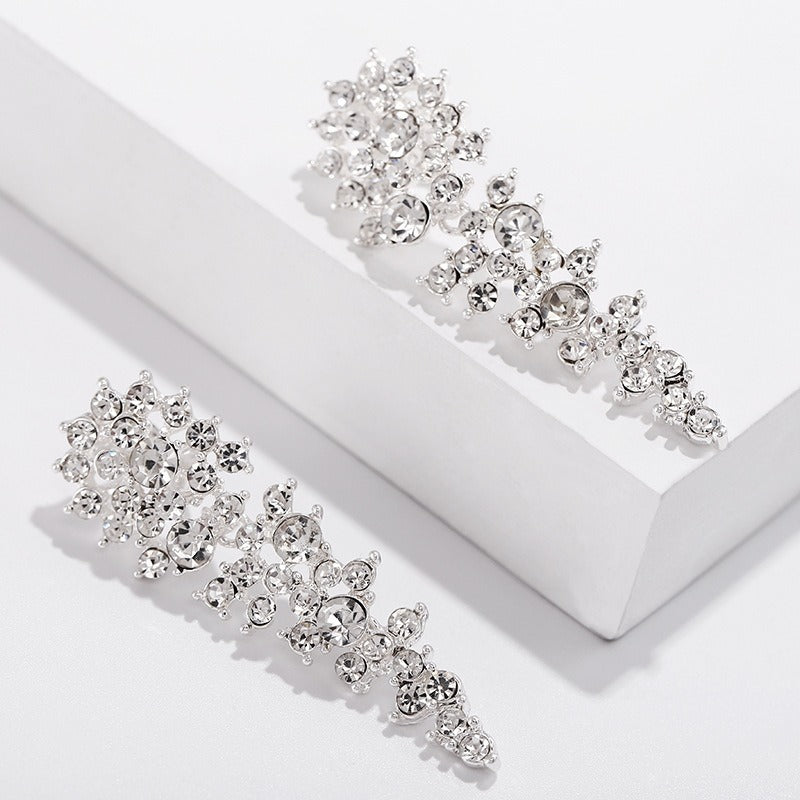 Eloise – Clip Earrings with Rhinestones without Piercing