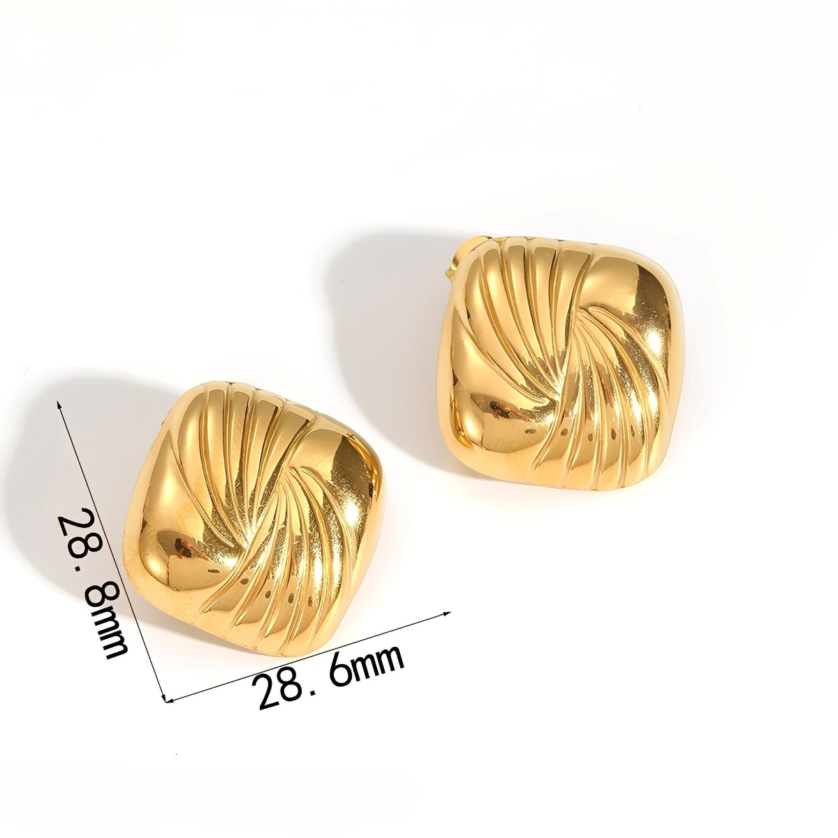 Kaia – Geometric Pins crafted from Titanium Steel