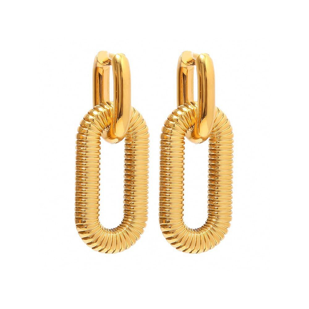 Mariz – Dazzling Cuban Chain Earrings