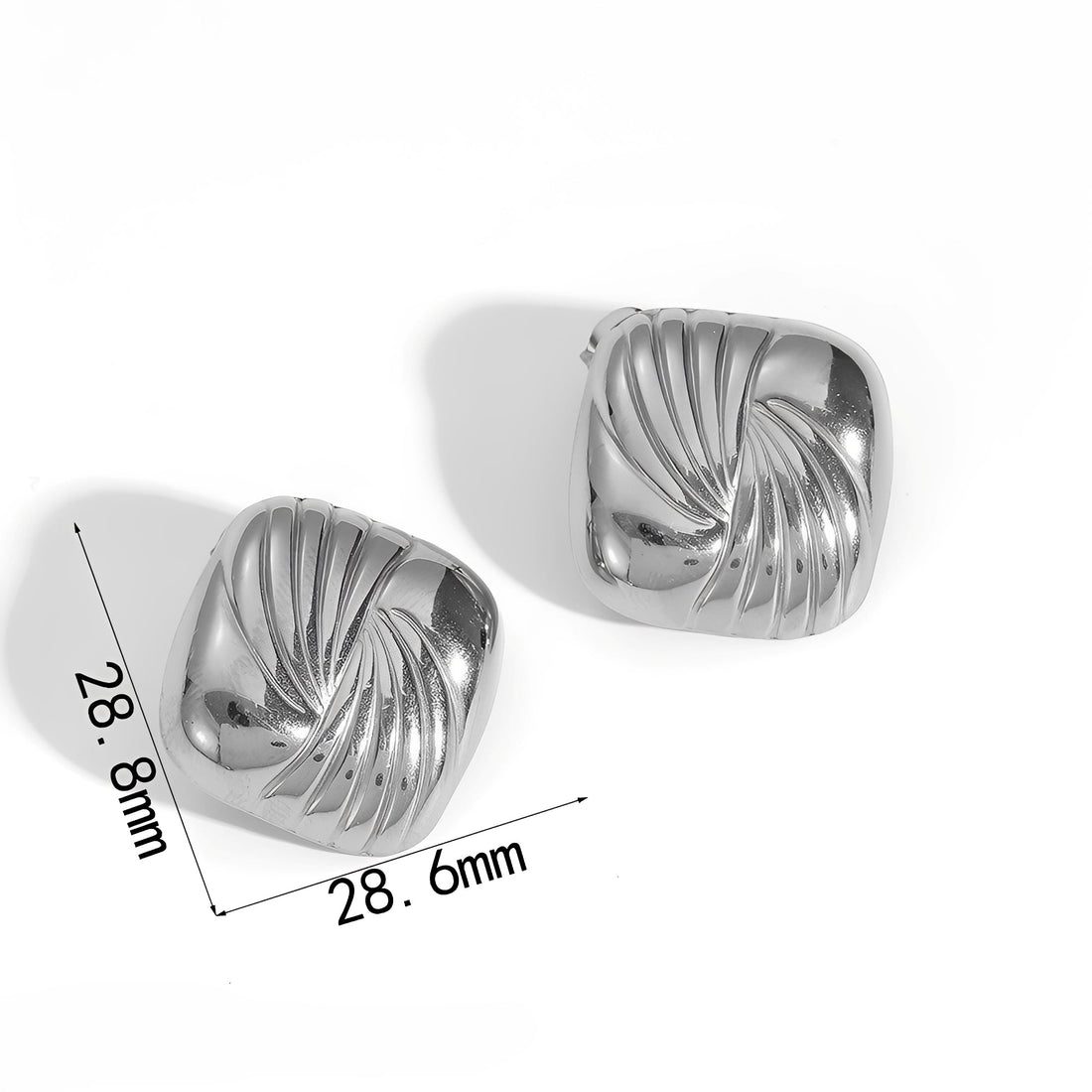 Kaia – Geometric Pins crafted from Titanium Steel