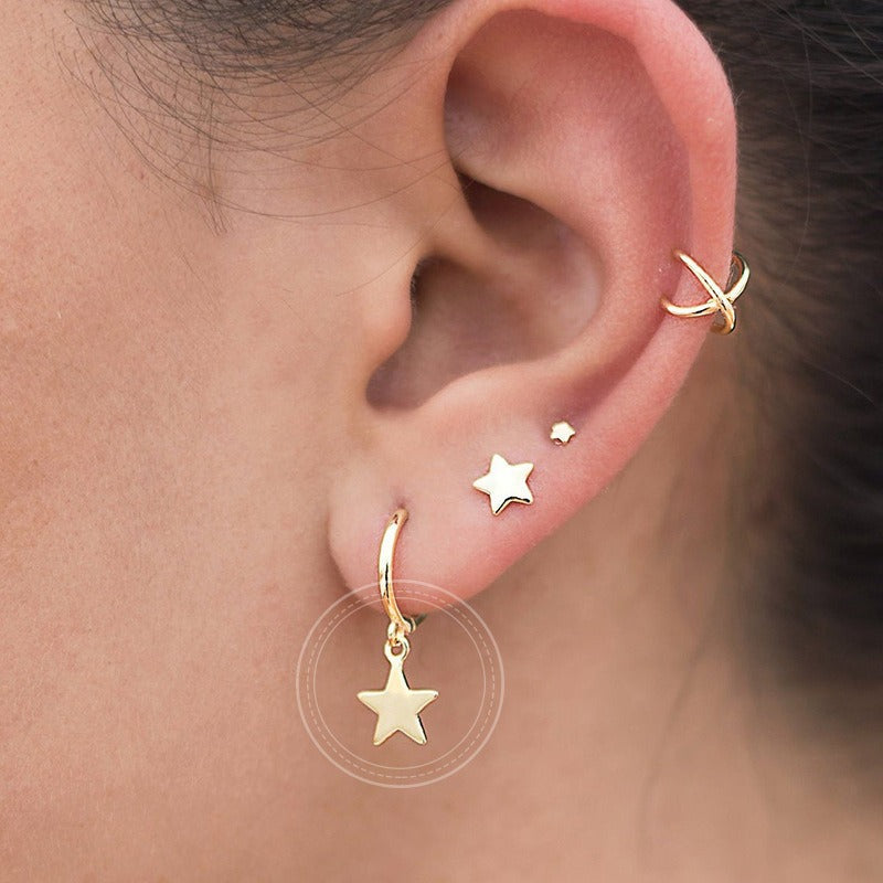 Adria – Trendy and Modern Star Earrings