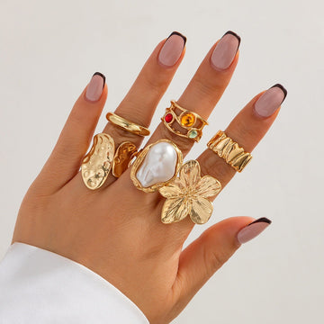 Merina – Set of 6 Striking Rings