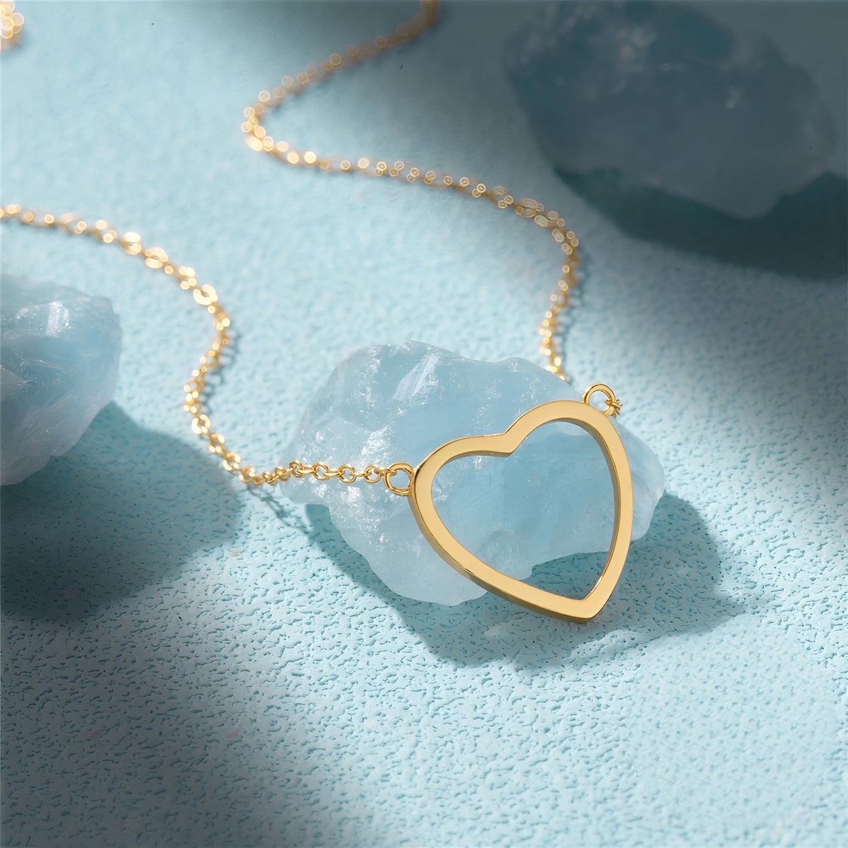 Mika – Necklace Pendant Heart Fine Gold-Plated
