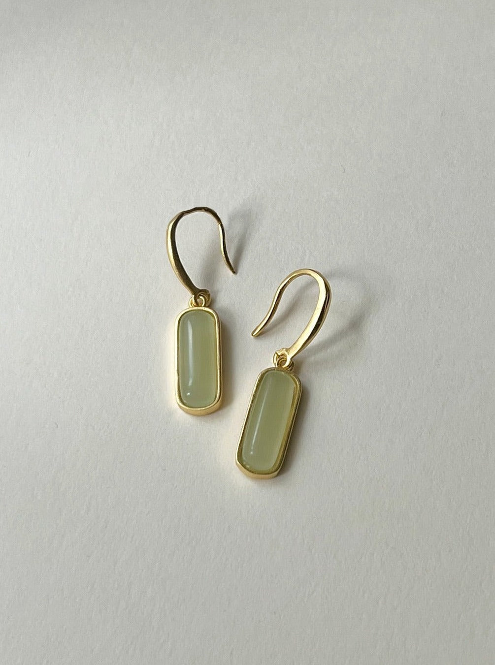 Fiona - Jade Pendant Earrings
