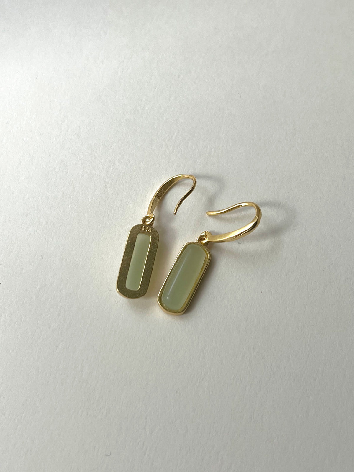 Fiona - Jade Pendant Earrings