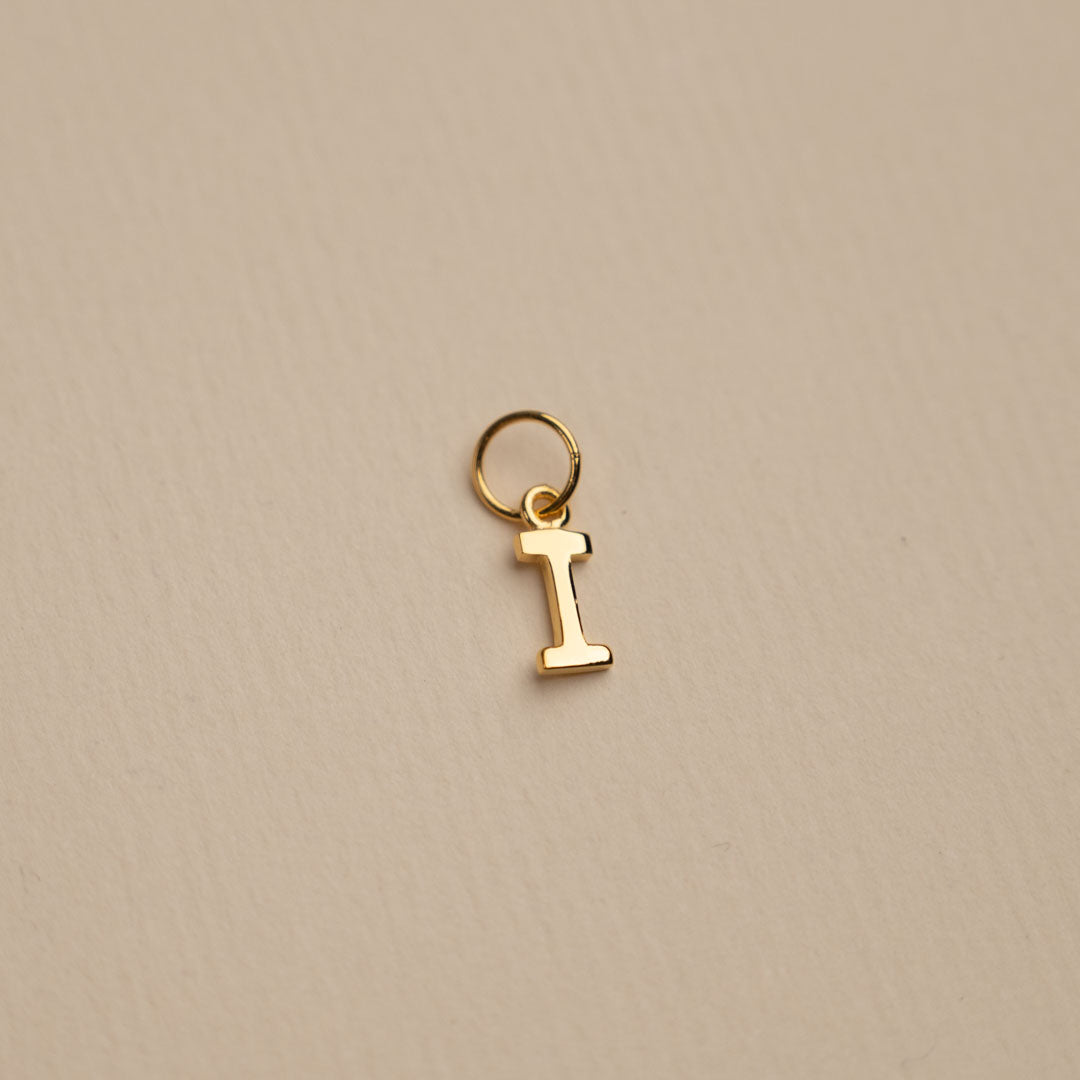 Sabrina - Letter Gold Pendant