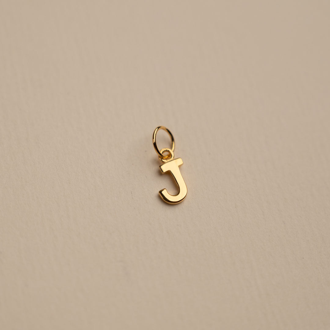 Sabrina - Letter Gold Pendant
